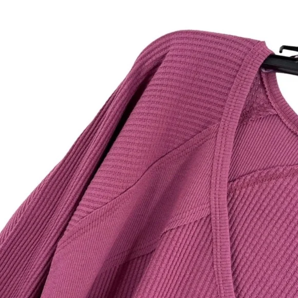 NWOT Free People Santa Clara Thermal in
Mulberry - Picture 4 of 5